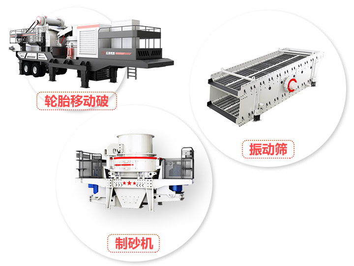 小型半移動式磨砂機，產量70-3560t/h