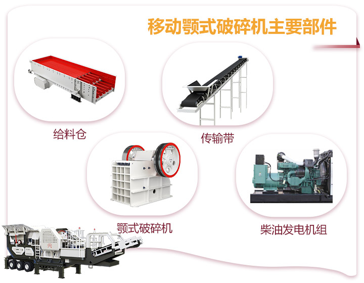 小型移動顎式破碎車一體式生產，占地面積小